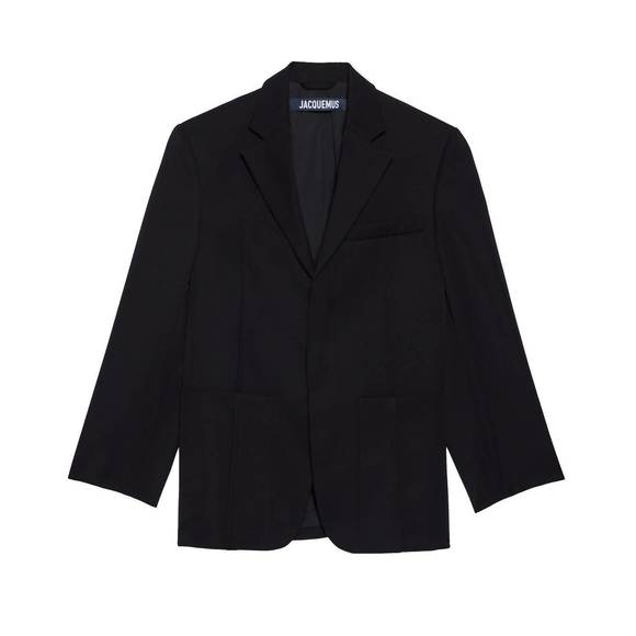 NEW JACQUEMUS la veste d'homme blazer jacket in black - Picture 4 of 4